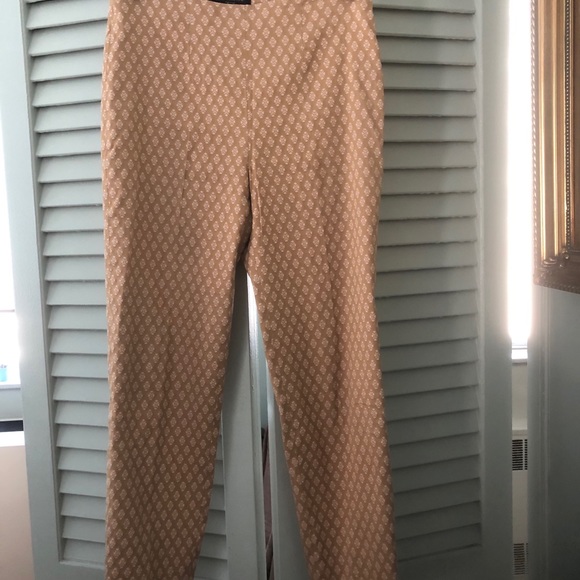 Piazza Sempione Gold Blush capri pant sz 6 - Picture 1 of 5